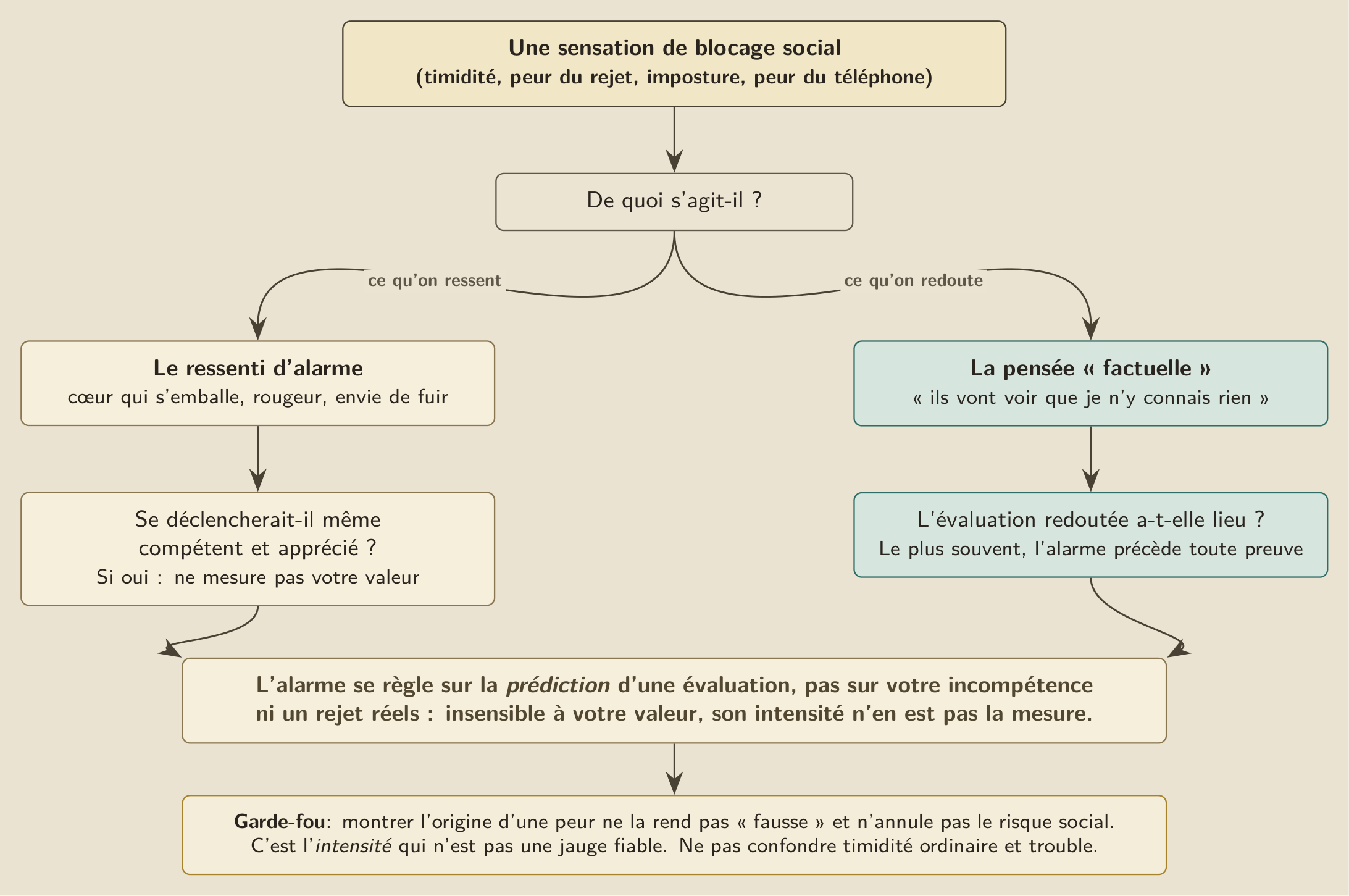 Le système d’alarme sociale : un mécanisme calibré pour surdétecter, dont l’intensité prédit une évaluation sans mesurer votre valeur réelle.